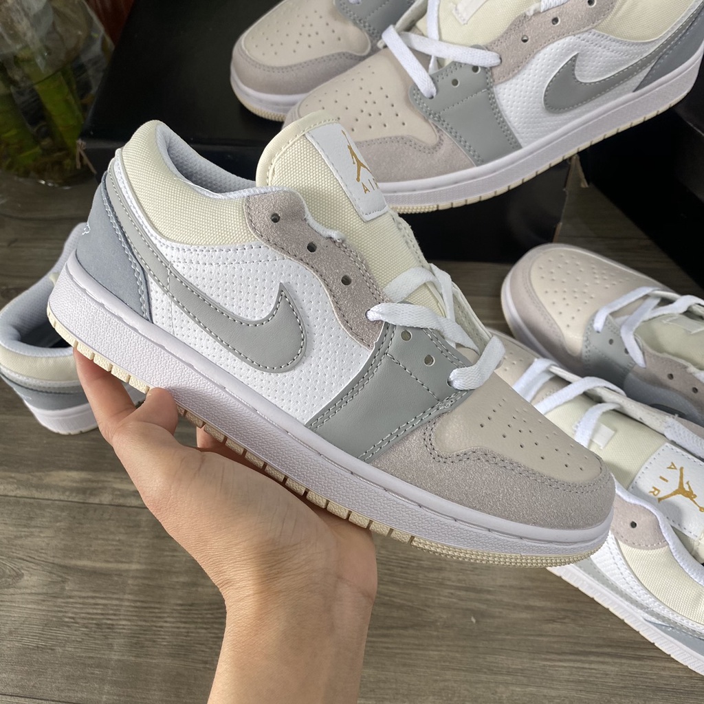 Giày 𝐉𝐨𝐫𝐝𝐚𝐧 Paris Xám Xanh cổ thấp ✿ 𝐅𝐫𝐞𝐞 𝐬𝐡𝐢𝐩✿ Giày 𝐉𝐨𝐫𝐝𝐚𝐧 1 cam thấp cổ nam nữ chuẩn xịn hot trend | BigBuy360 - bigbuy360.vn