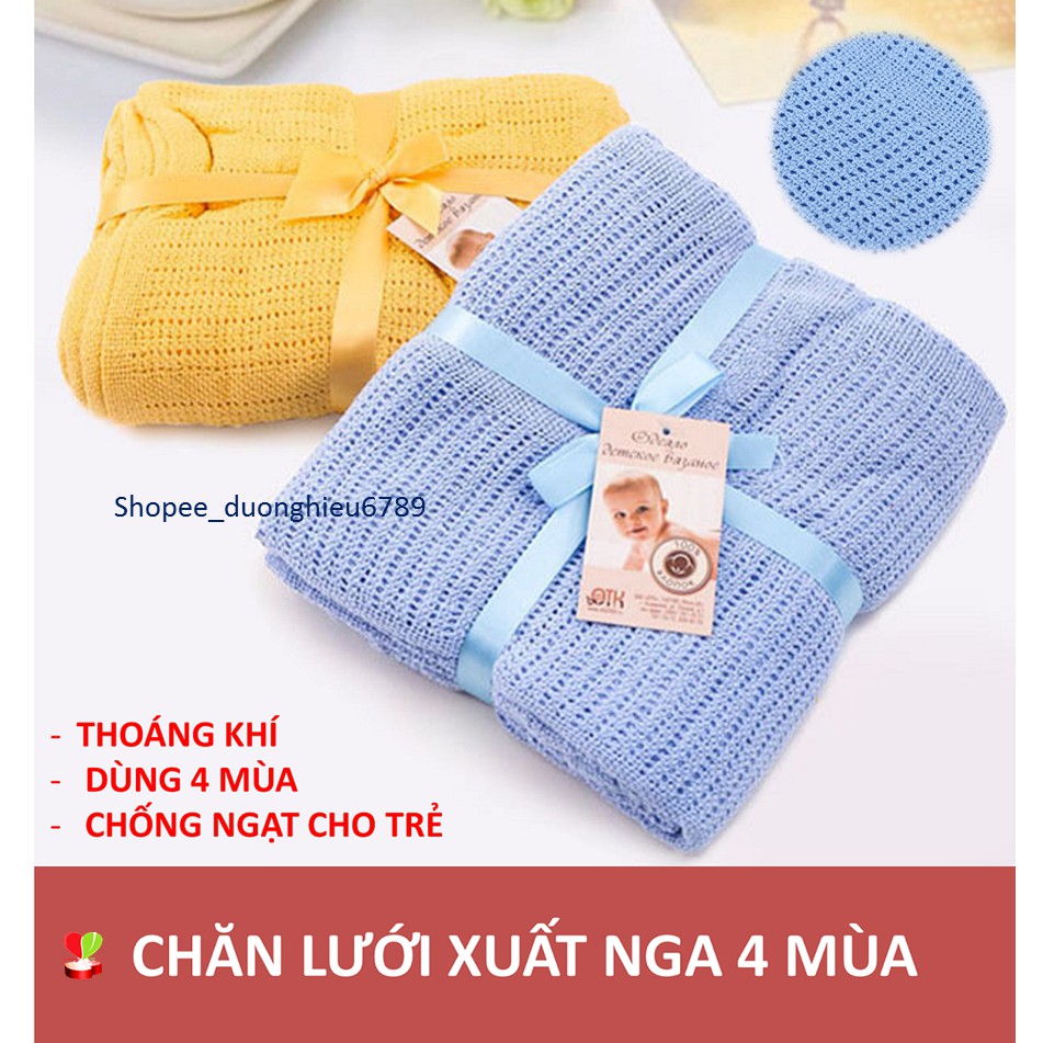 Chăn Hè, Chăn Lưới Xuất Nga 4 Mùa Cho Bé