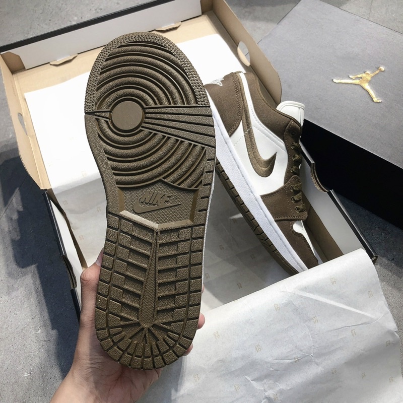 [Chính Hãng] Giày Air Jordan 1 Low ‘Brown canvas’ (DV0426-301)