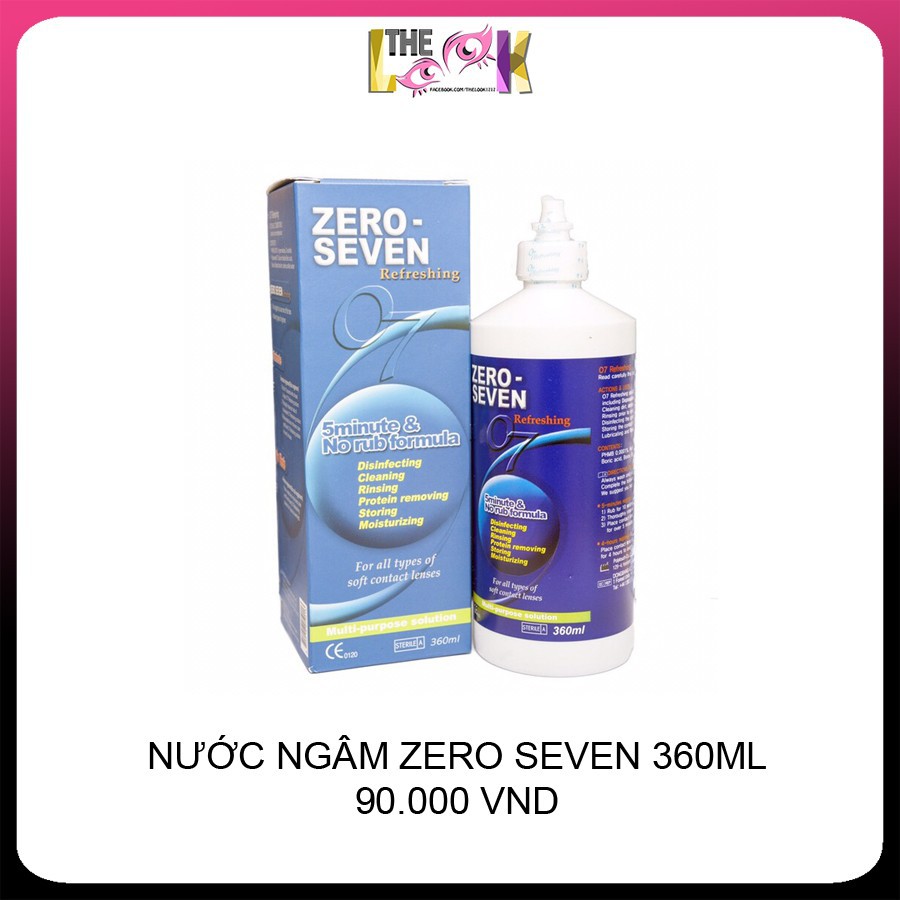 [Mã FAMAYFA2 giảm 10K đơn 50K] NƯỚC NGÂM CAO CẤP ZERO SEVEN