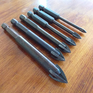 Bộ 6 mũi khoan đa năng, khoan kính, tường gạch men, đá hoa cương