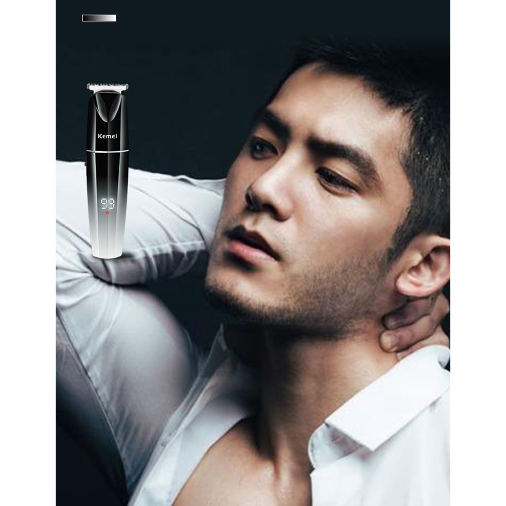 Tông Đơ Cắt Tóc Kemei KM-880 Có Màn Hình LCD Chất Lượng Cao