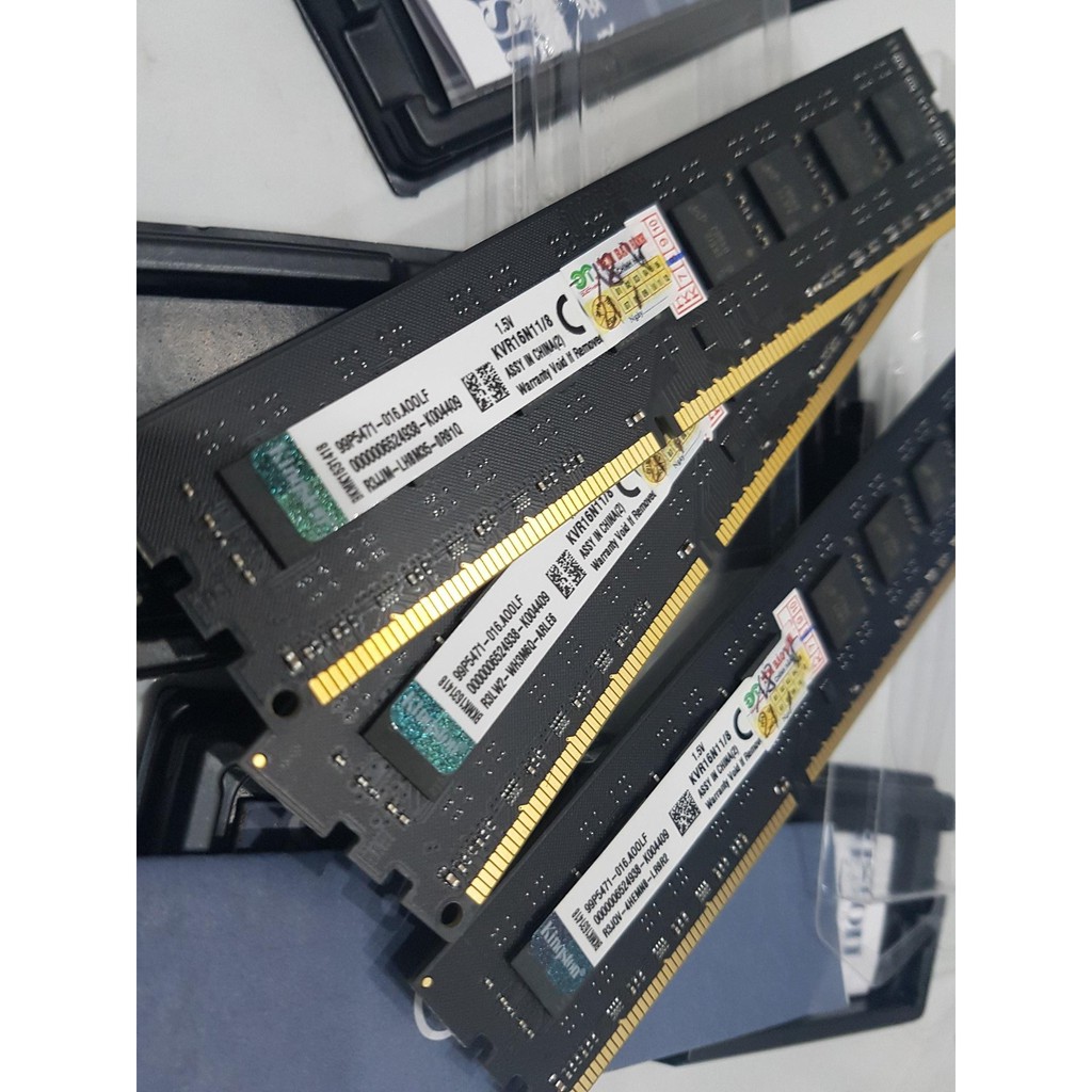 Ram PC - Ram máy tính bàn Kingston DDR3 4GB - 8GB Bus 1600Mhz - Mới Full Box 100% Bảo hành 36 Tháng (1 đổi 1)