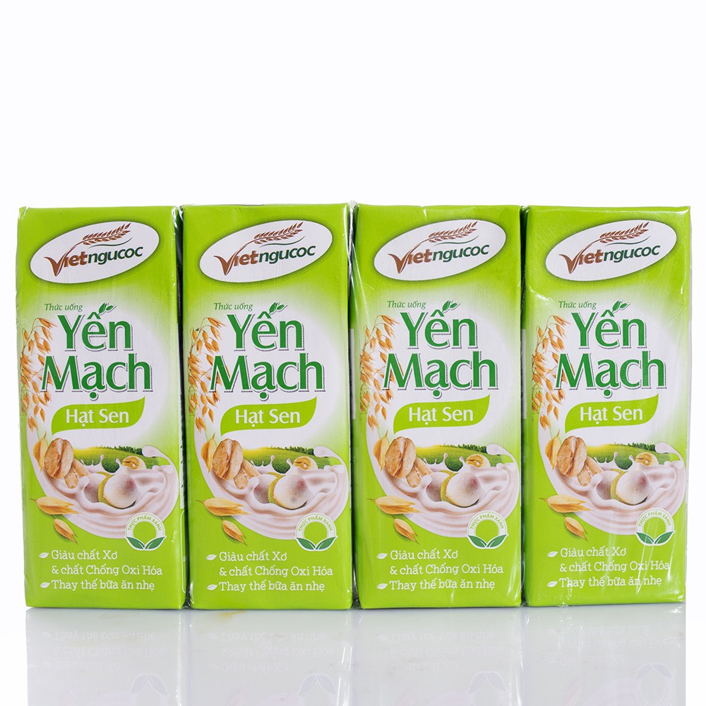 Thùng 40 hộp Yến mạch hạt sen Việt Ngũ Cốc - 180ml/hộp