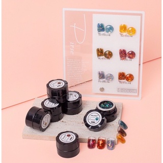 Sơn gel hổ phách set 6 hũ siêu đẹp