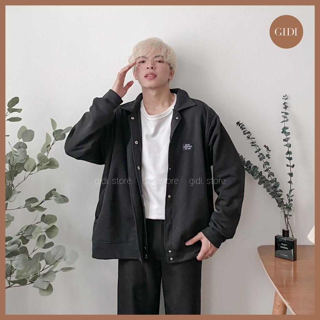 Áo Khoác thu đông TINY Nam Nữ Unisex Jacket Form Rộng vải nỉ lót bông - DESTINY 1990 Phong Cách Ulzzang