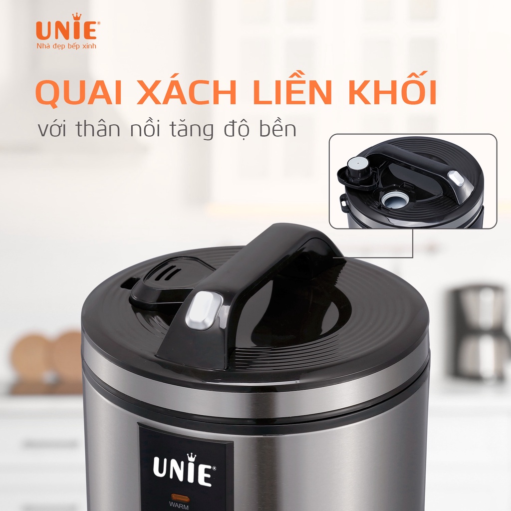 [Mã ELHADEV giảm 4% đơn 300K] Nồi cơm điện UNIE UE-625 dung tích 1.8L