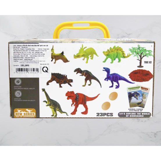 Bộ sưu tập đồ chơi mô hình khủng long thương hiệu VBCare VBC-JD666-8