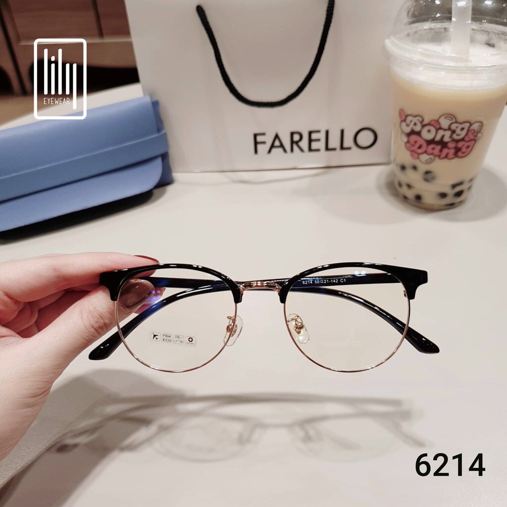 Mắt kính gọng tròn mảnh thời trang | BigBuy360 - bigbuy360.vn