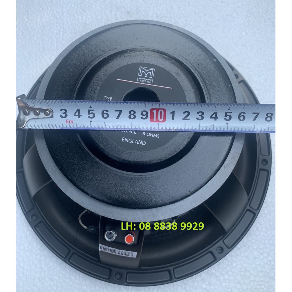LOA SUB 30 MAR TIN TỪ 170 COIL 75 CHỈ ĐỎ GÂN BÉO KHUNG NHÔM - GIÁ 1 LOA