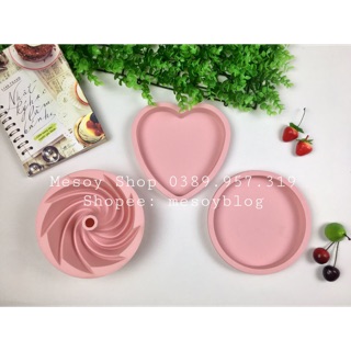Khuôn silicon tạo hình cốt bánh gato/ pizza/ thạch cho bé