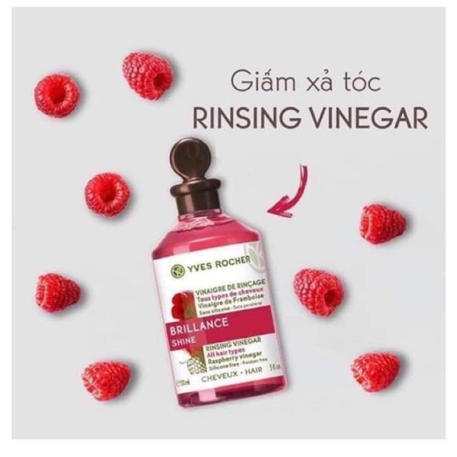 ( Có sẵn )Dấm xả tóc mâm xôi Yves Rocher( có bill )