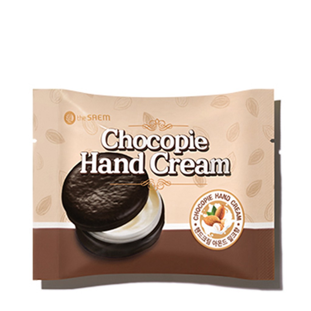 [HÀNG CHÍNH HÃNG] Kem dưỡng trắng da tay The Saem Chocopie Hand Cream Almond Milk (35ml)