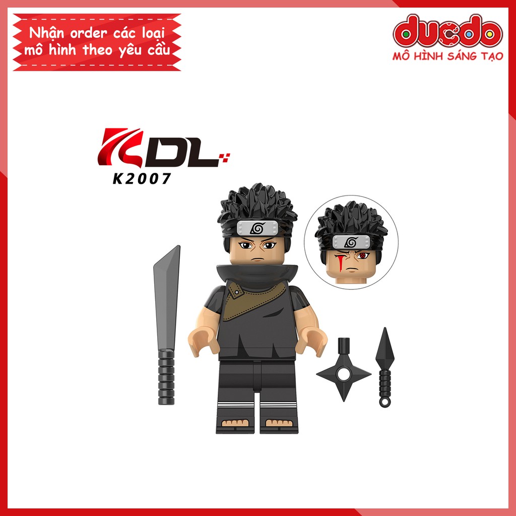 Minifigures các nhân vật Uchiha Sasuke trong Naruto - Đồ chơi Lắp ghép Xếp hình Mô hình Mini KDL802