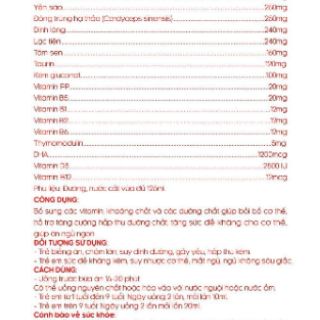 ĂN NGON TRÙNG THẢO YẾN SÀO