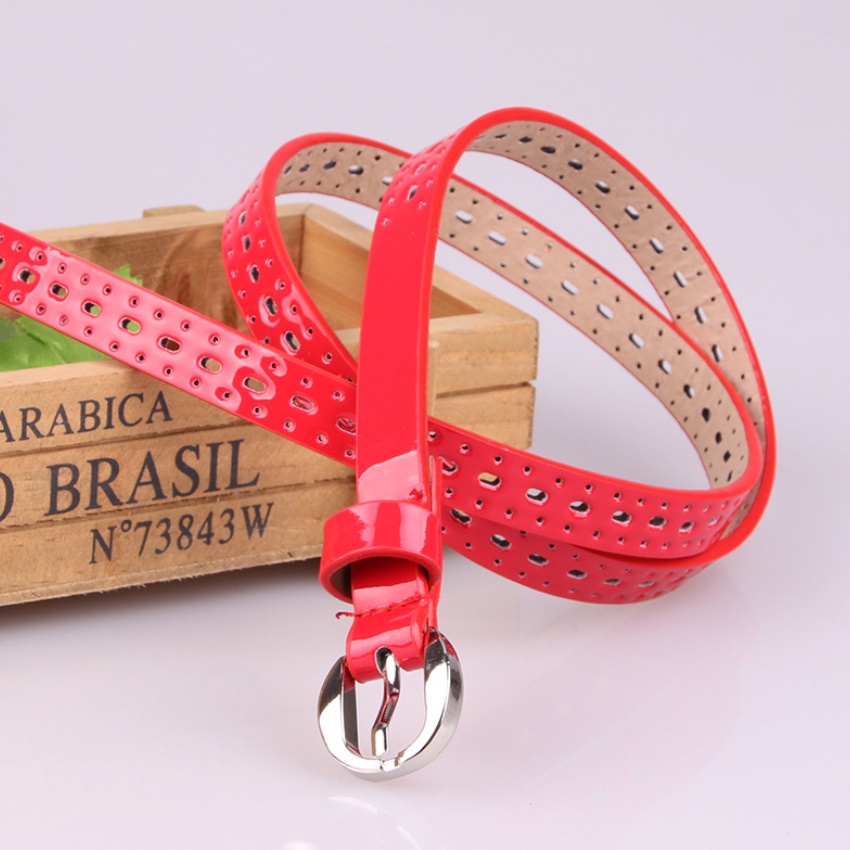 Thắt Lưng Nữ Bản Nhỏ Thời Trang Mặt Khóa Kim Loại Cá Tính Chất Liệu Da PU TL014 ShopMaySG Dây Lưng Nữ, Dây Nịt Nữ