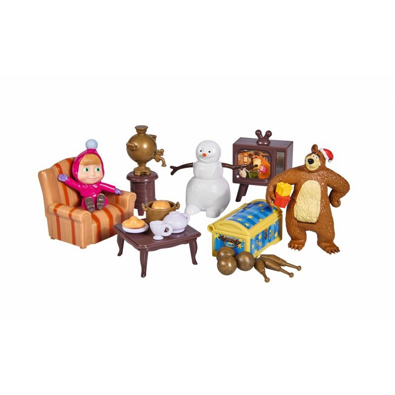 Đồ Chơi Mô Hình Ngôi Nhà Mùa Đông Masha And The Bear 109301023