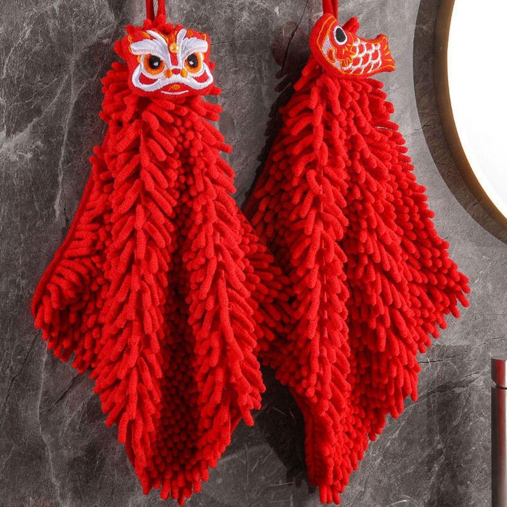 Cabezant khăn tay haning phong cách trung quốc thêu gia dụng làm sạch nhà bếp vải thấm nước khăn lau bát đĩa