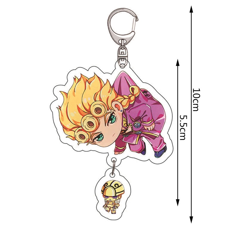 Móc chìa khóa hình các nhân vật trong phim hoạt hình Jojo Bizarre Adventure dễ thương bắt mắt
