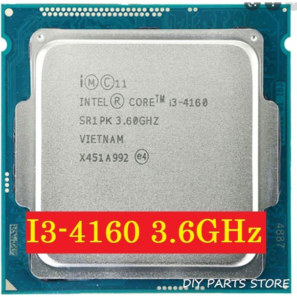 CPU Intel Core i3-4160 (Tray) 3.7Ghz- 4MB Cache socket 1150 Kèm Fan