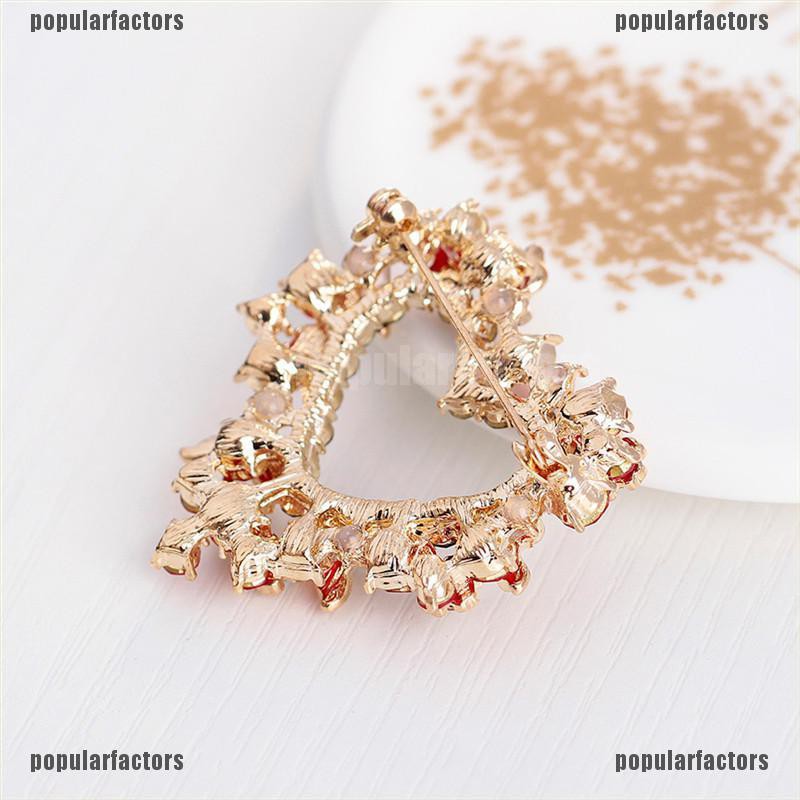 Ghim Cài Áo Kim Loại Hình Bông Tuyết Đính Đá Thời Trang