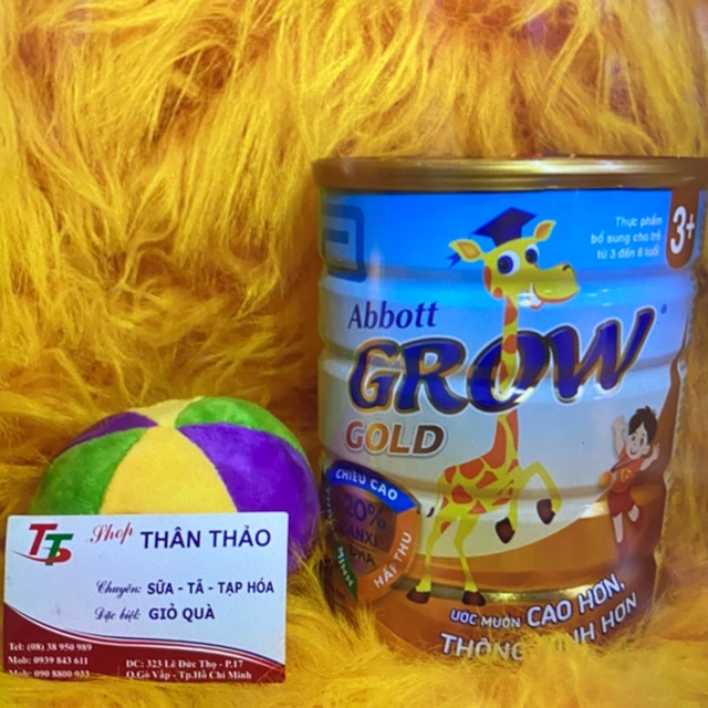 Sữa Bột Abbott Grow Gold 3+ 900gram