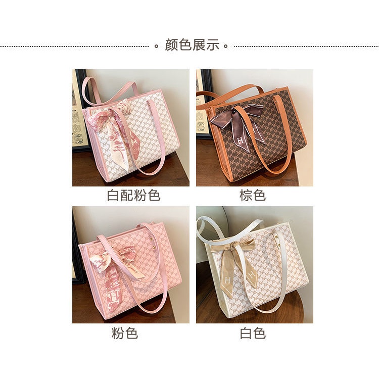 Túi Tote Đeo Vai / Xách Tay Sức Chứa Lớn In Họa Tiết Trái Tim Màu Tím Phong Cách Phương Tây Thời Trang Mùa Hè 2021 Mới