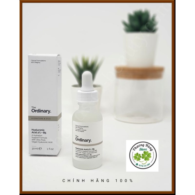 Tinh chất cấp ẩm phục hồi The Ordinary Ha 2% + B5