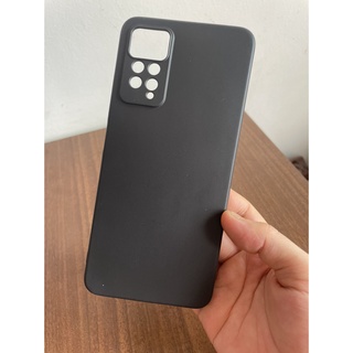 Ốp lưng dẻo đen cho Xiaomi Redmi Note 11 Pro 4G/ Note 11 Pro 5G không bám vân tay, khoét riêng từng mắt camera.