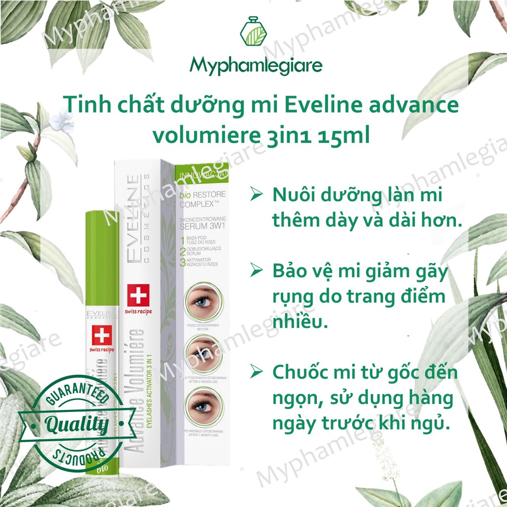 Dưỡng mi evelinen 3in1