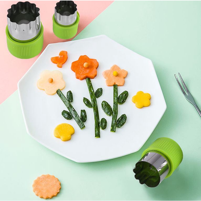 Bộ 9 Khuôn Làm Bánh Quy Mini Bằng Thép Không Gỉ