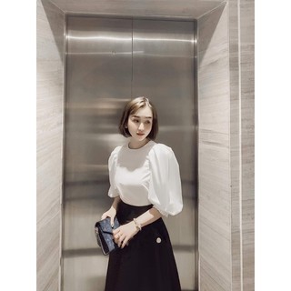 ÁO CỔ TRÒN TAY BO TIỂU THƯ