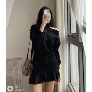áo len hở vai hot nhất 2021