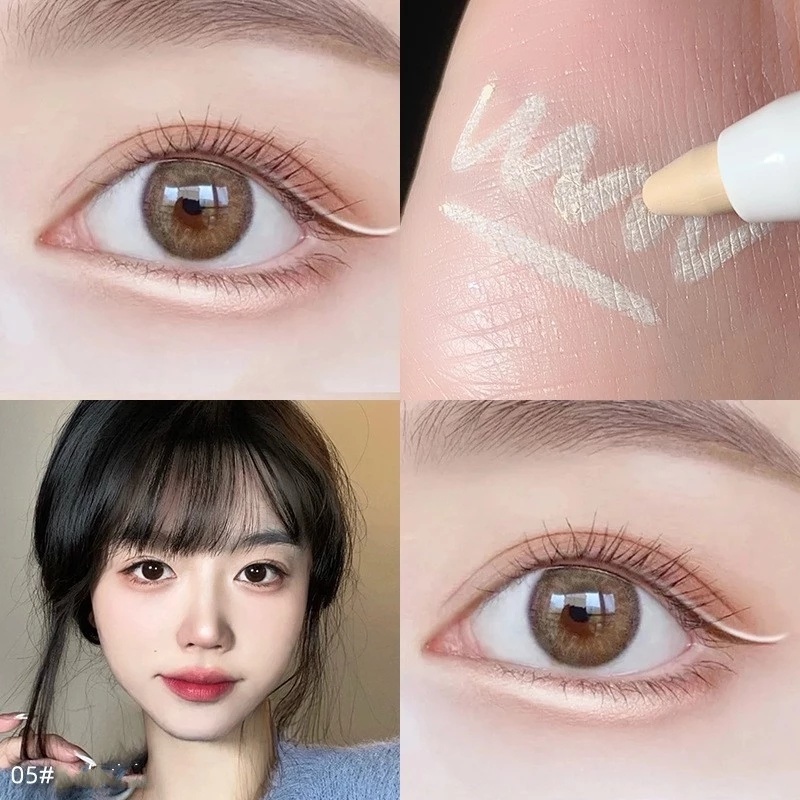 Phấn Mắt Dạng Thỏi / Bút Kẻ Mắt Một Đầu Ánh Ngọc Trai Lâu Trôi Không Thấm Nước