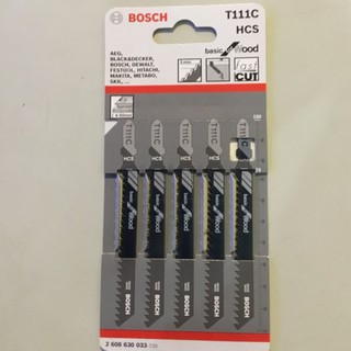 Vỉ 5 lưỡi cưa sọc bosch t111c