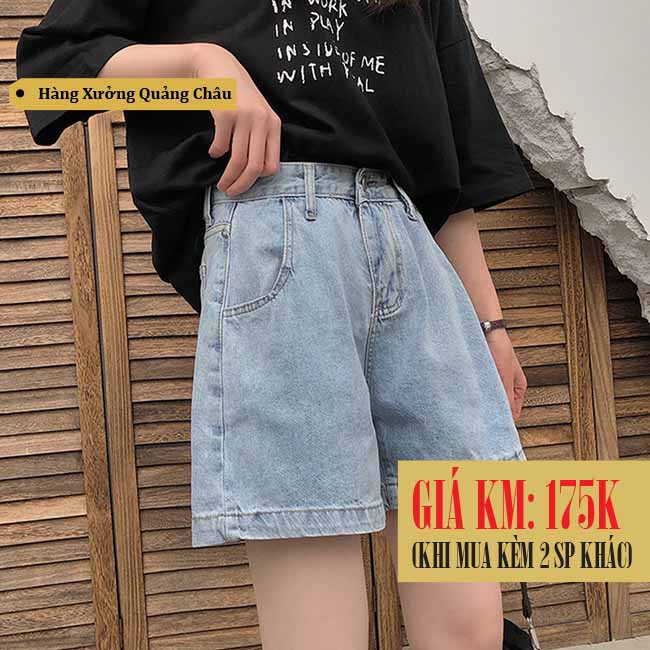 [SẴN] Quần shorts jean nữ Ulzzang Quảng Châu QNJ2