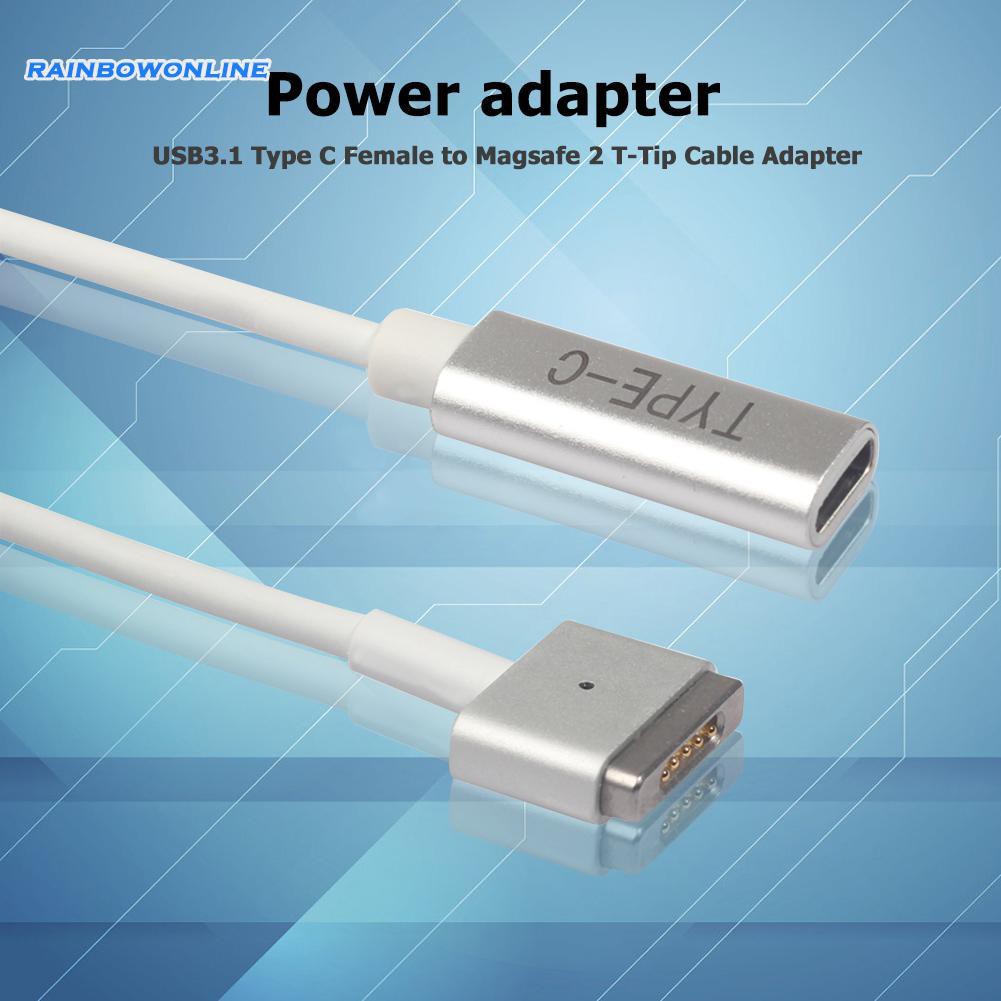 Dây Cáp Chuyển Đổi Đầu Usb Type C Sang Magsafe 2 T 90w Cho Macbook Air Pro