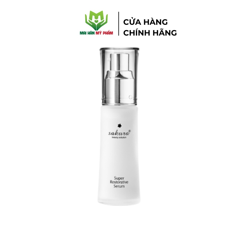 Serum phục hồi da chống lão hoá Sakura Super Restorative Serum 30ml - Mỹ Phẩm Mai Hân