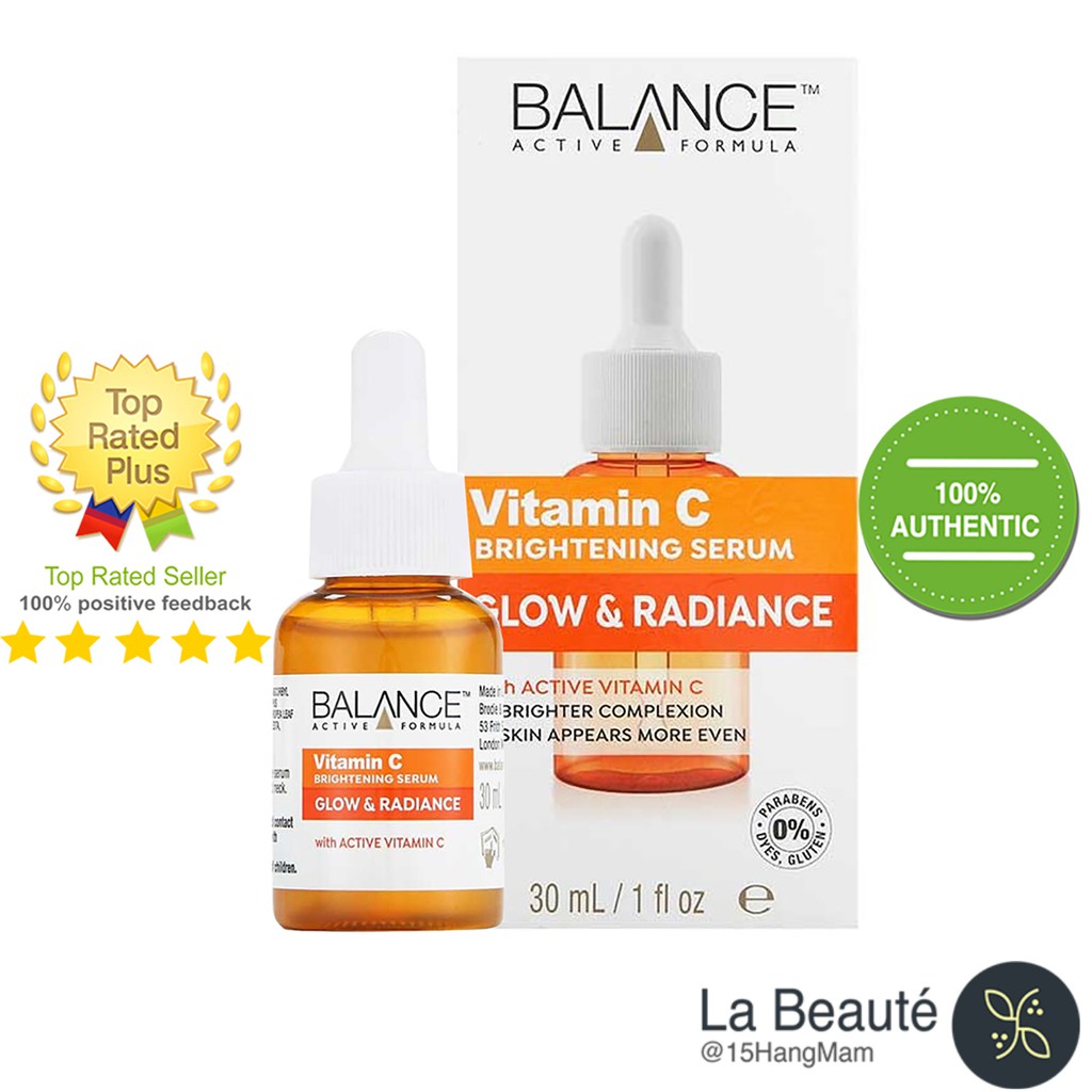 Balance Vitamin C Brightening Serum Glow & Radiance - Tinh Chất VitaminC Thế Hệ Mới 30ml