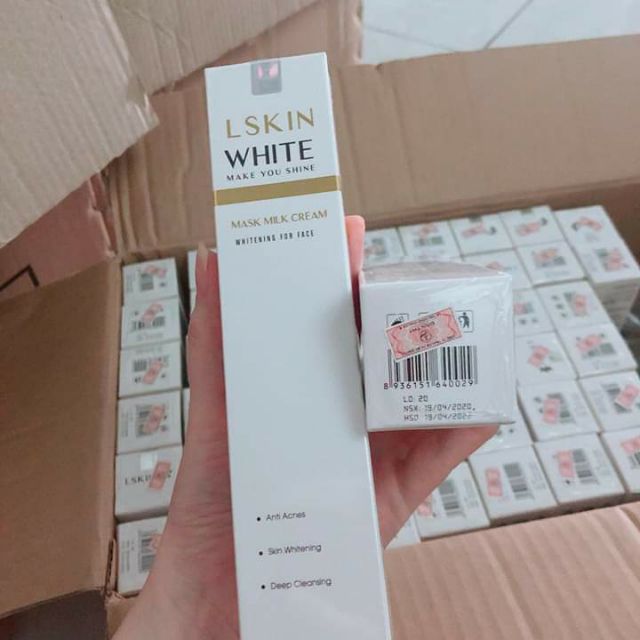 Ủ Trắng Kén Tằm LSKIN WHITE
