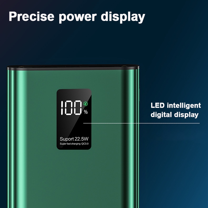 Sạc dự phòng 22.5W PD QC3.0 10000mAh USB C thích hợp cho Android và iOS