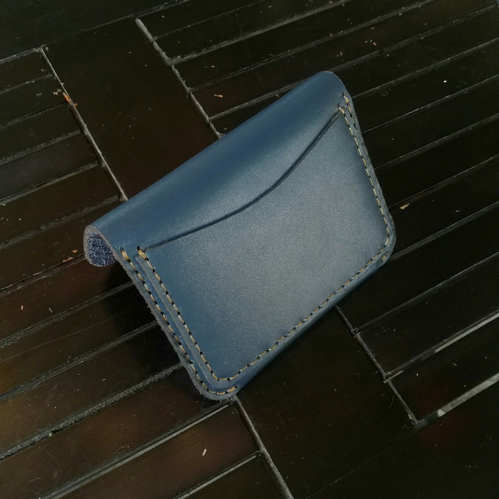 [Real Leather] Bóp nam, ví nam mini đựng thẻ ngân hàng da bò handmade - Zachi
