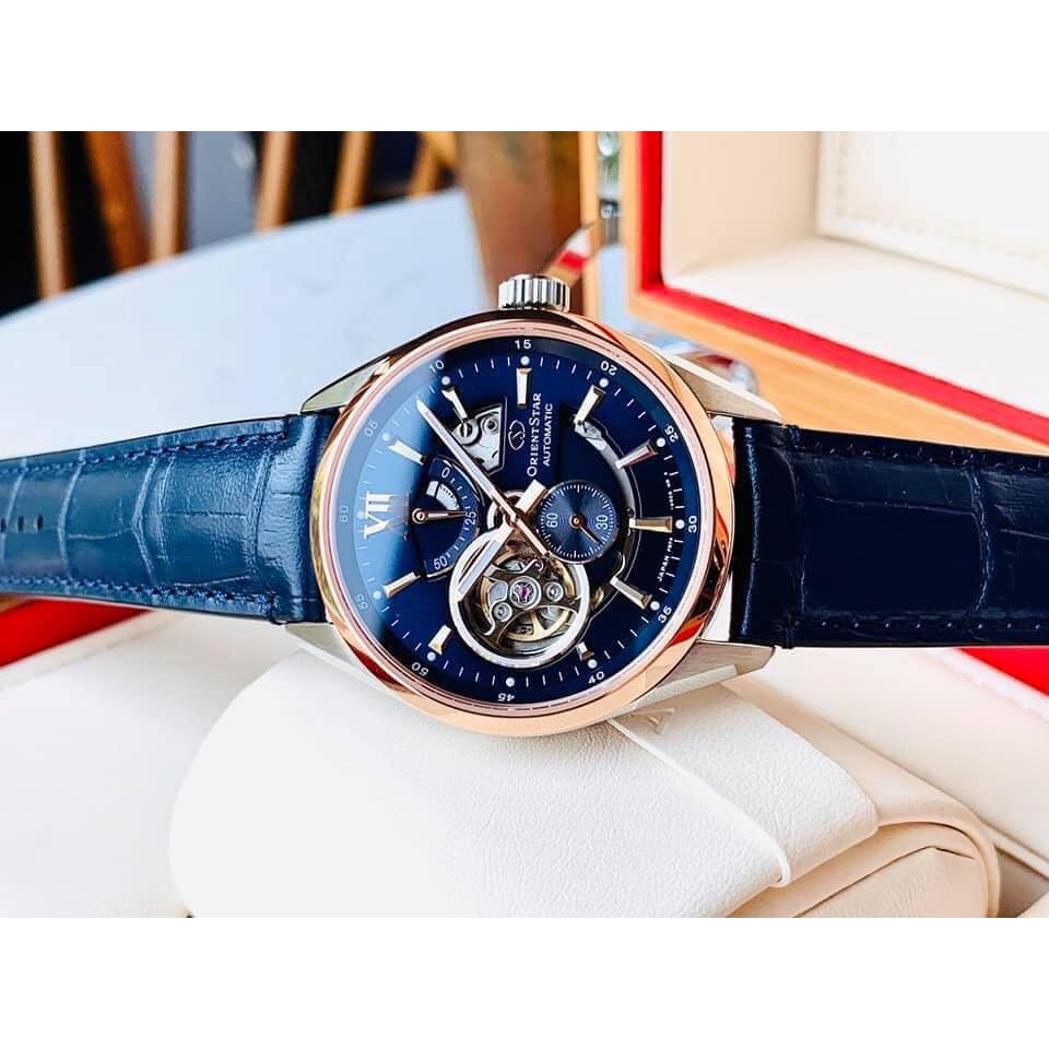 ĐỒNG HỒ - NAM - ORIENT STAR LIMITED NEW 2019 SEMI SKELETON RE-AV0111L00B - AUTOMATIC - DÂY DA - LIMITED