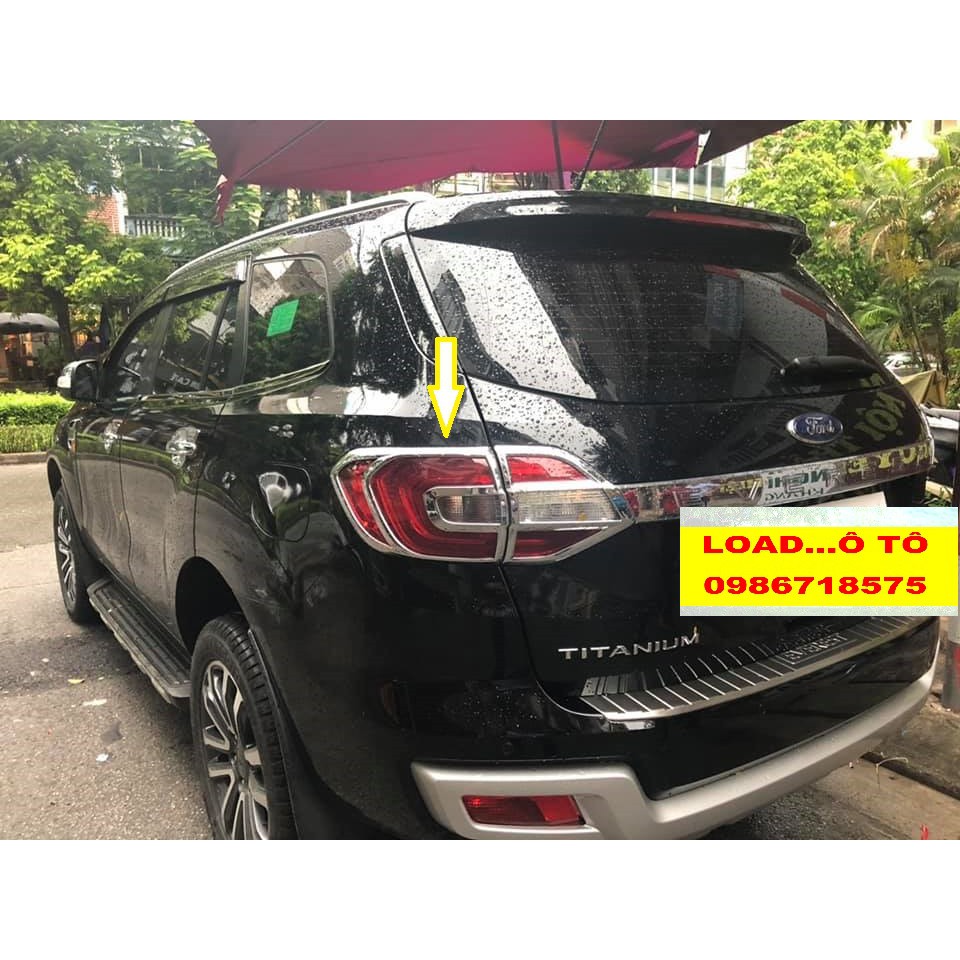 Ốp Viền Đèn Pha, Hậu Xe FORD EVEREST 2022-2018  Mạ Crom Sáng Bóng