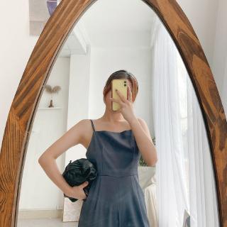 Quần yếm hai dây #5714 Freesize ( Đen/Ghi)