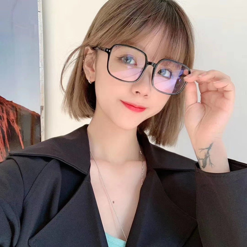 Kính Giả Cận Thời Trang Vuông 2 Chấm 3341 Nội Địa