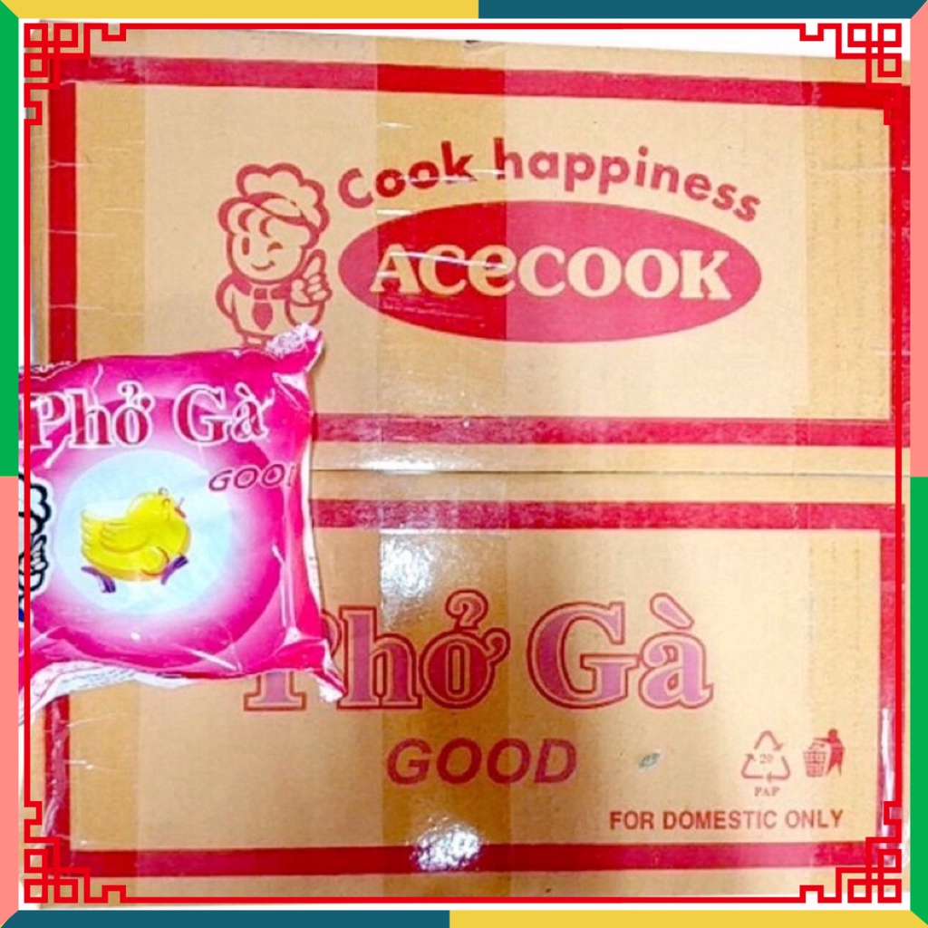 HOT LIKE Thùng mì sợi phở Good gà/ bò Acecook