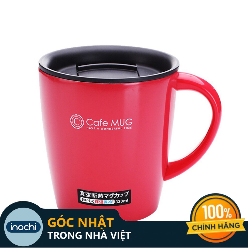Cốc Uống Cafe Giữ Nhiệt Asvel Nhật Bản Bằng Thép Không Gỉ Cách Nhiệt và Giữ Nhiệt Với Nắp Đậy Cao Cấp