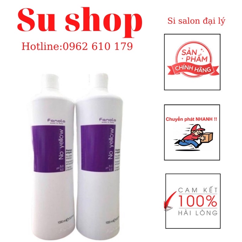 Dầu Gội Tím Khử Vàng FANOLA 1000ml [Hàng Chính Hãng]