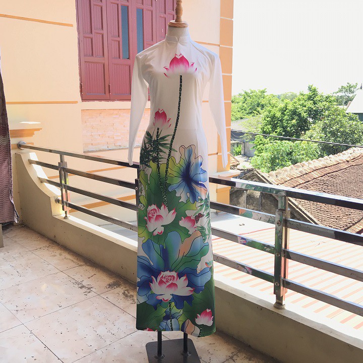 Áo Dài May Sẵn Vải Lụa Đẹp